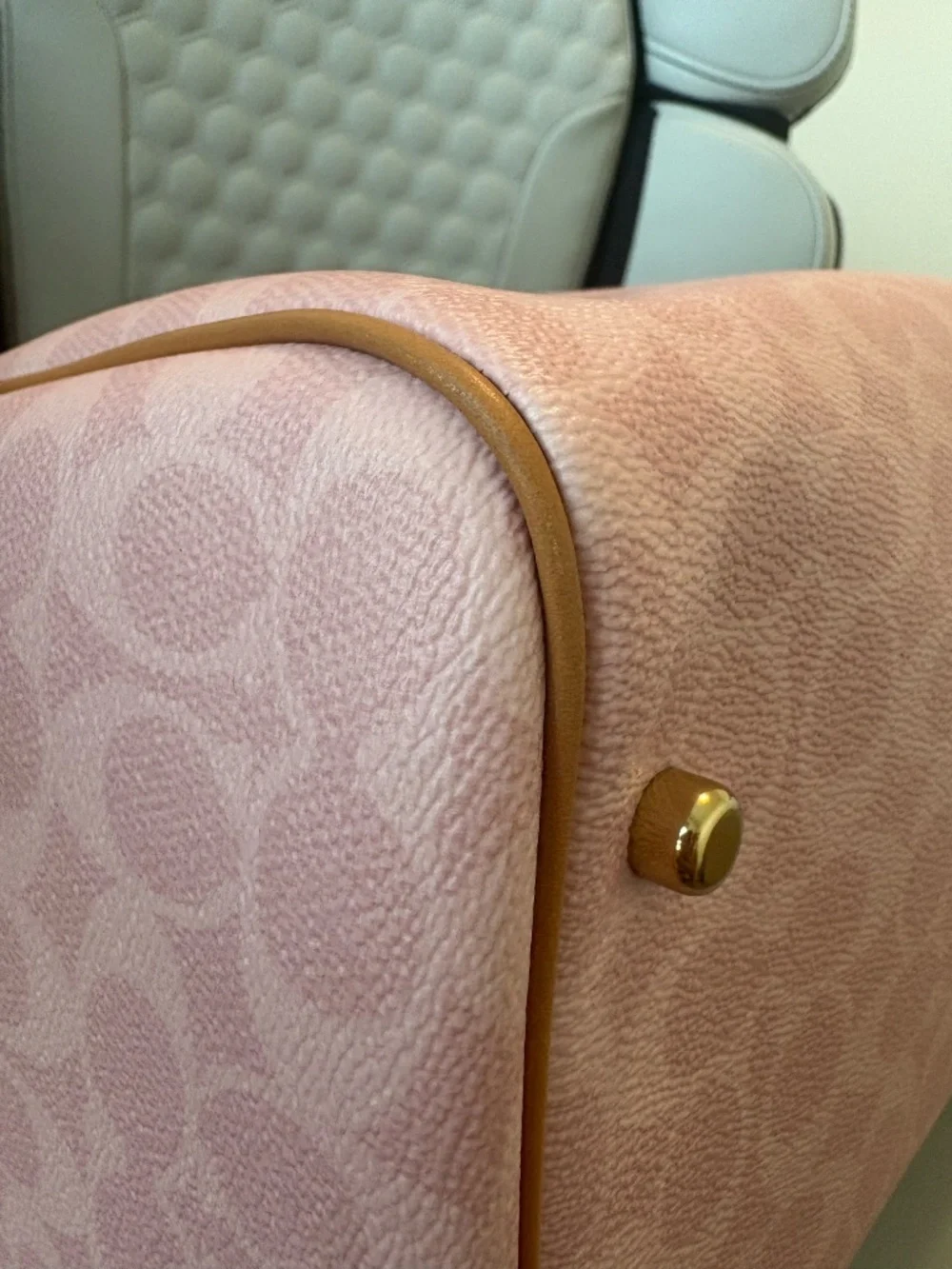 Coach signature coated